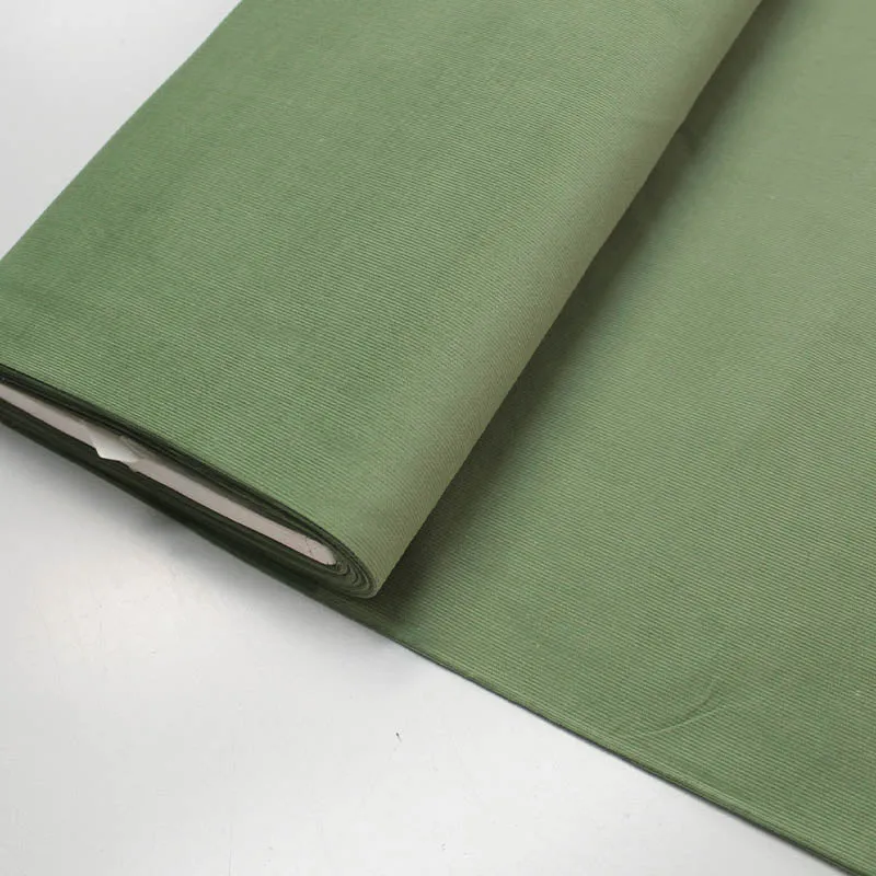 60CM REMNANT Dressmaking Cotton Corduroy - Sage Green