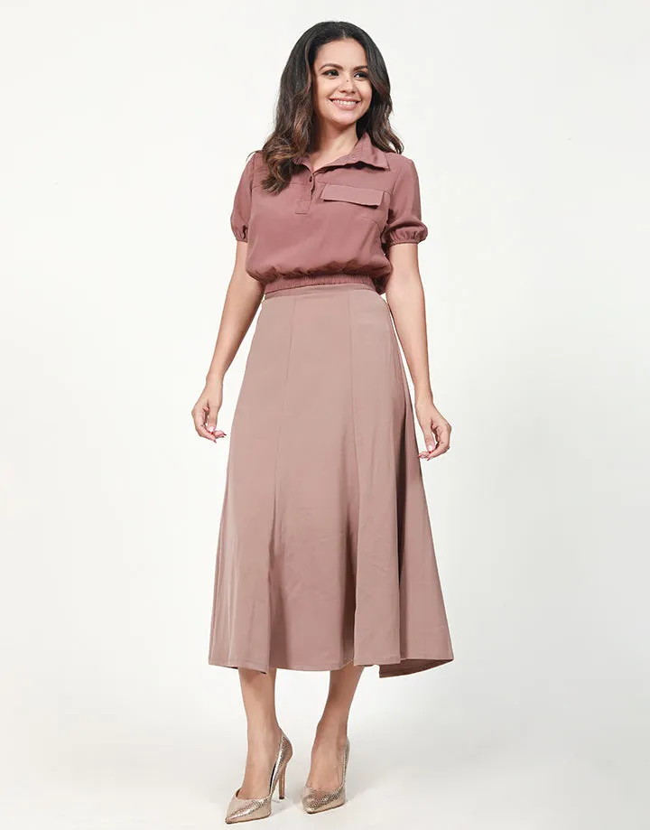 8 Piece Flared A-Line Skirt