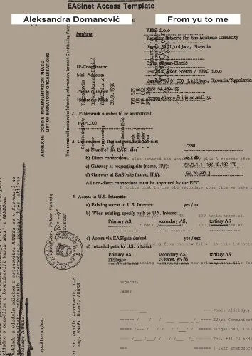 Aleksandra Domanović, From yu to me, 2014