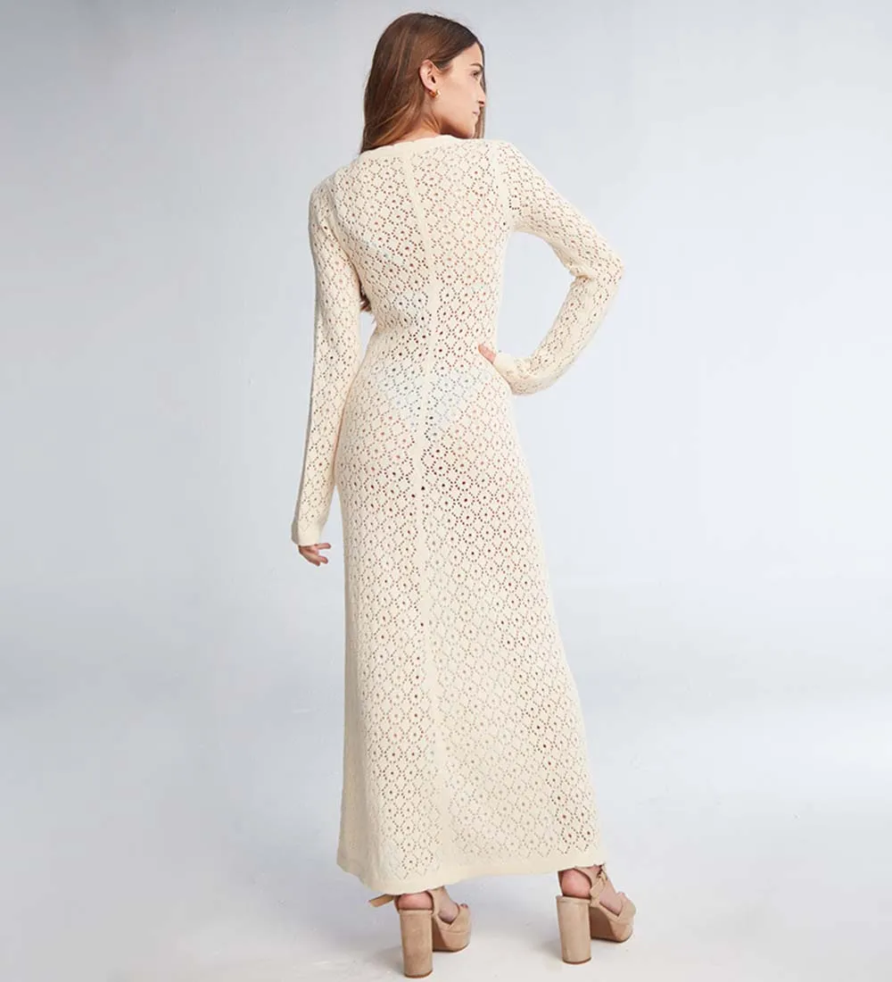 Alexandra Ivory Maxi Dress