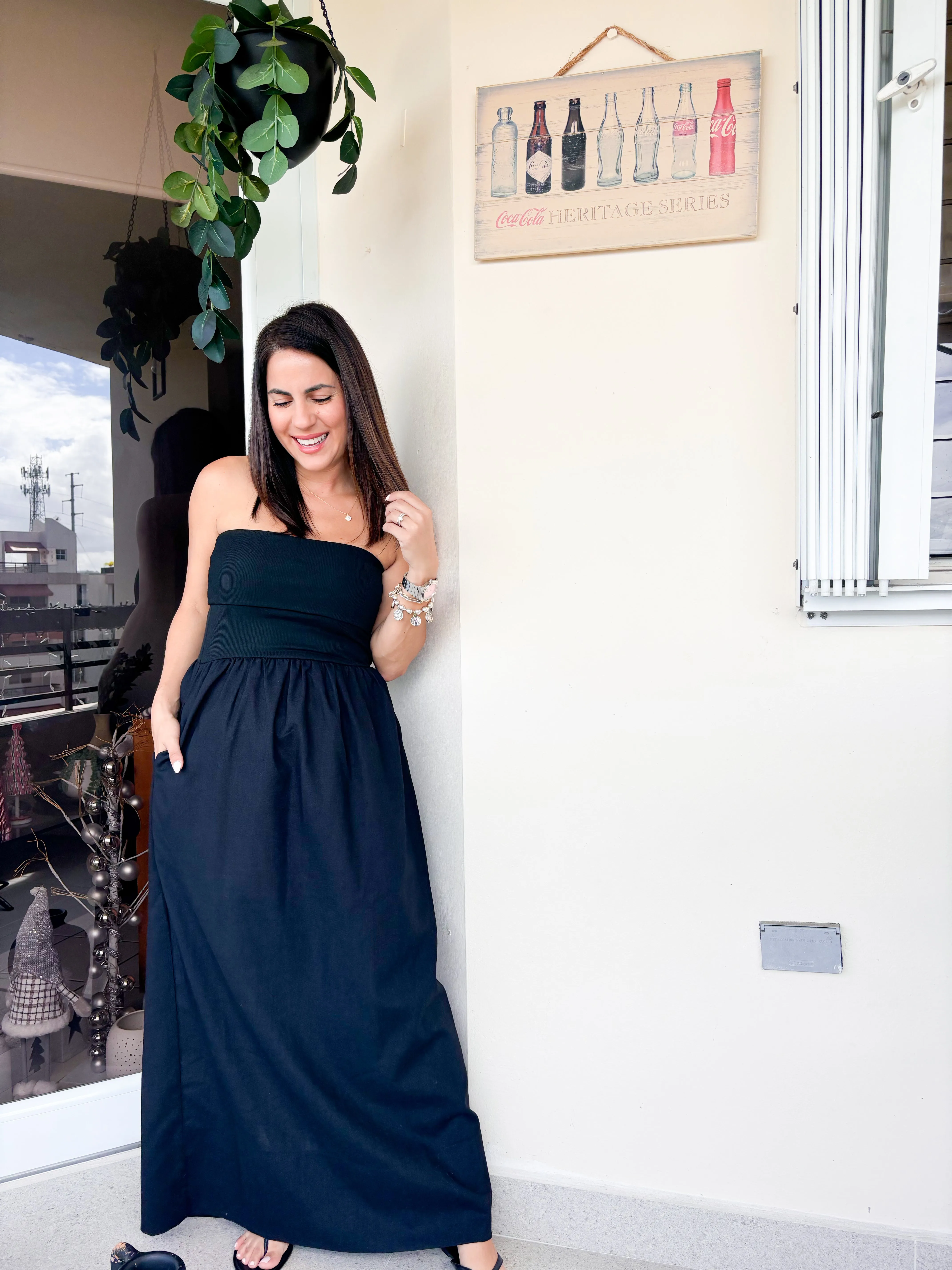 Bacco Combo Maxi Dress