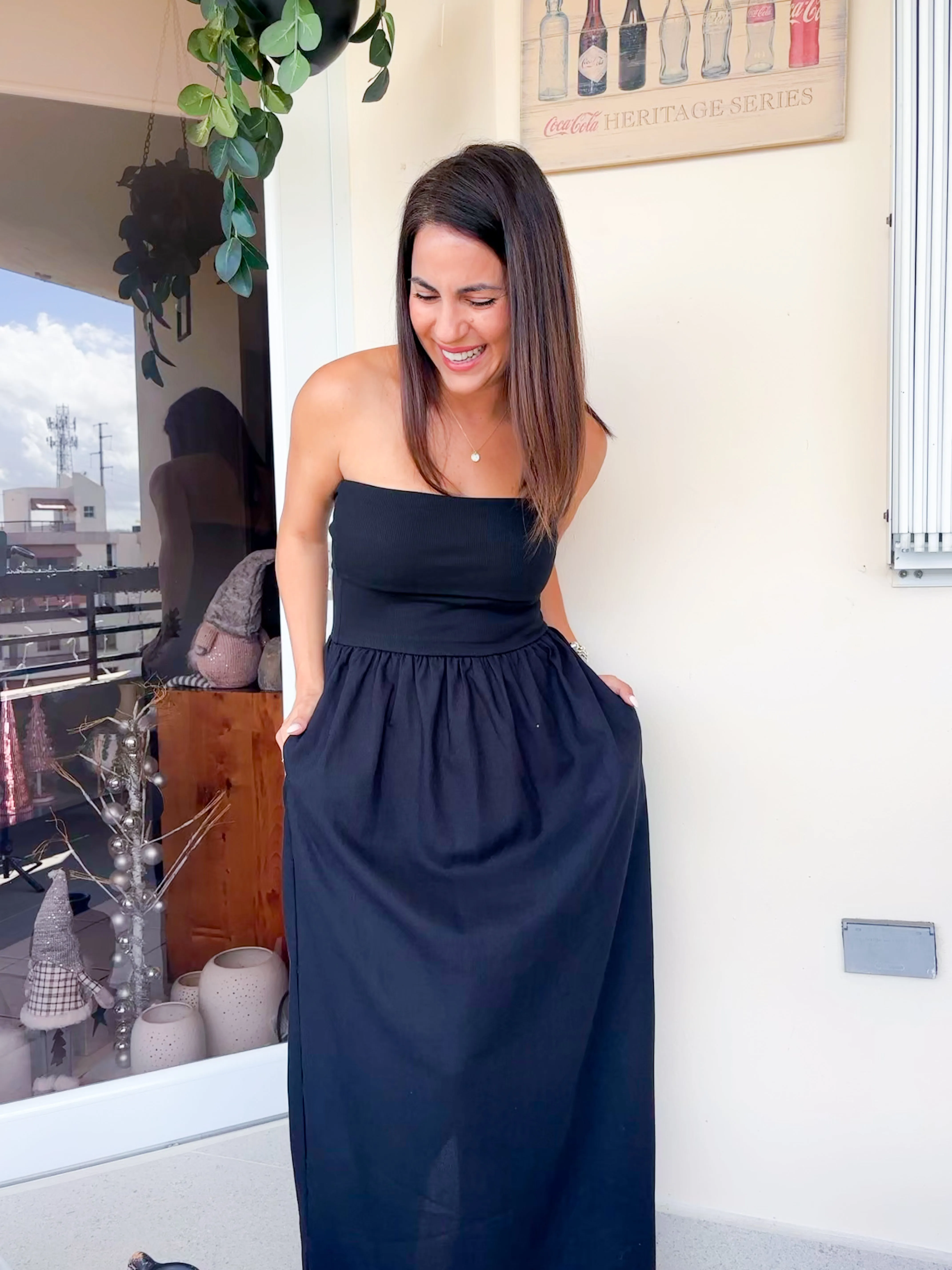 Bacco Combo Maxi Dress