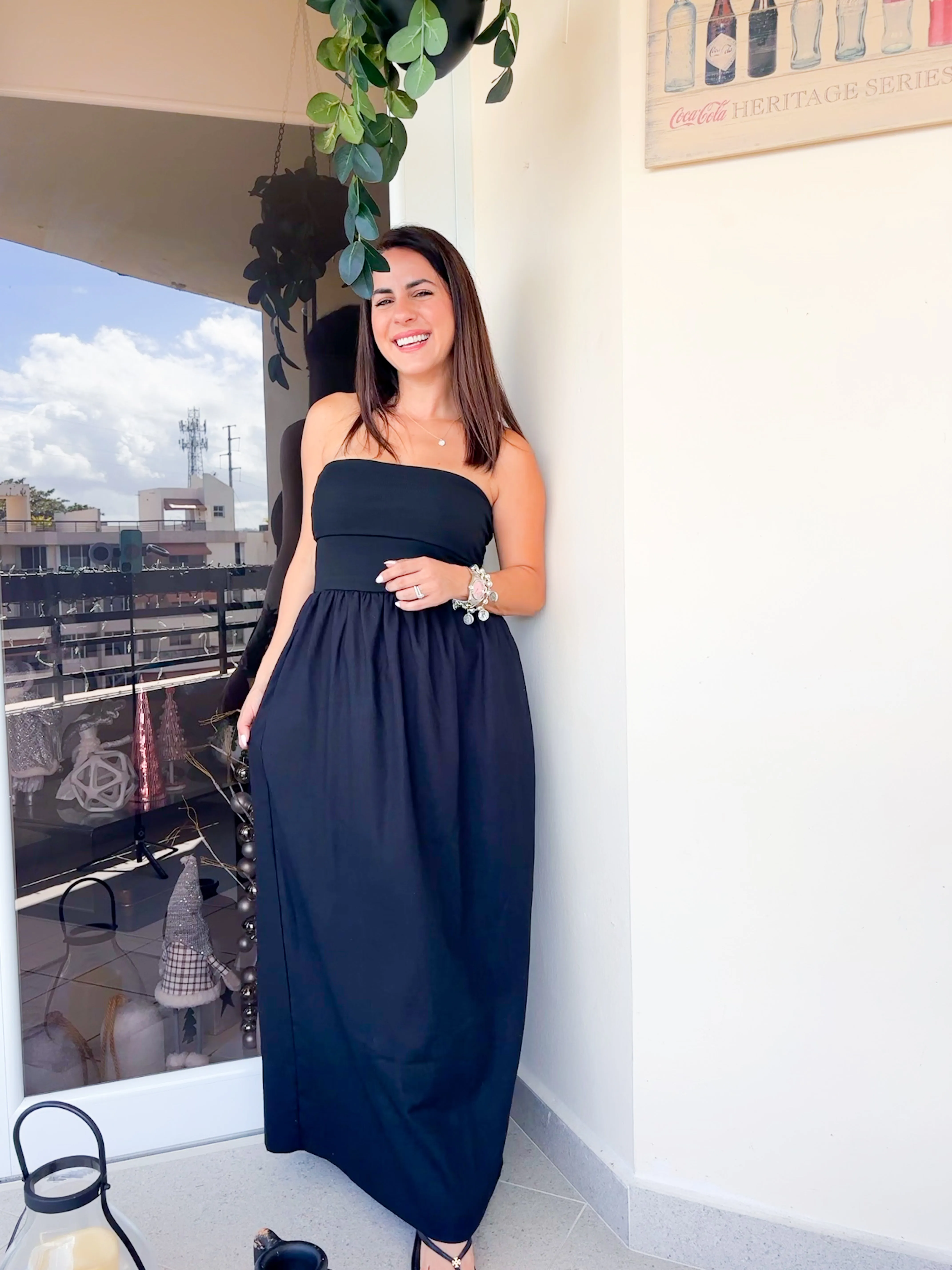 Bacco Combo Maxi Dress