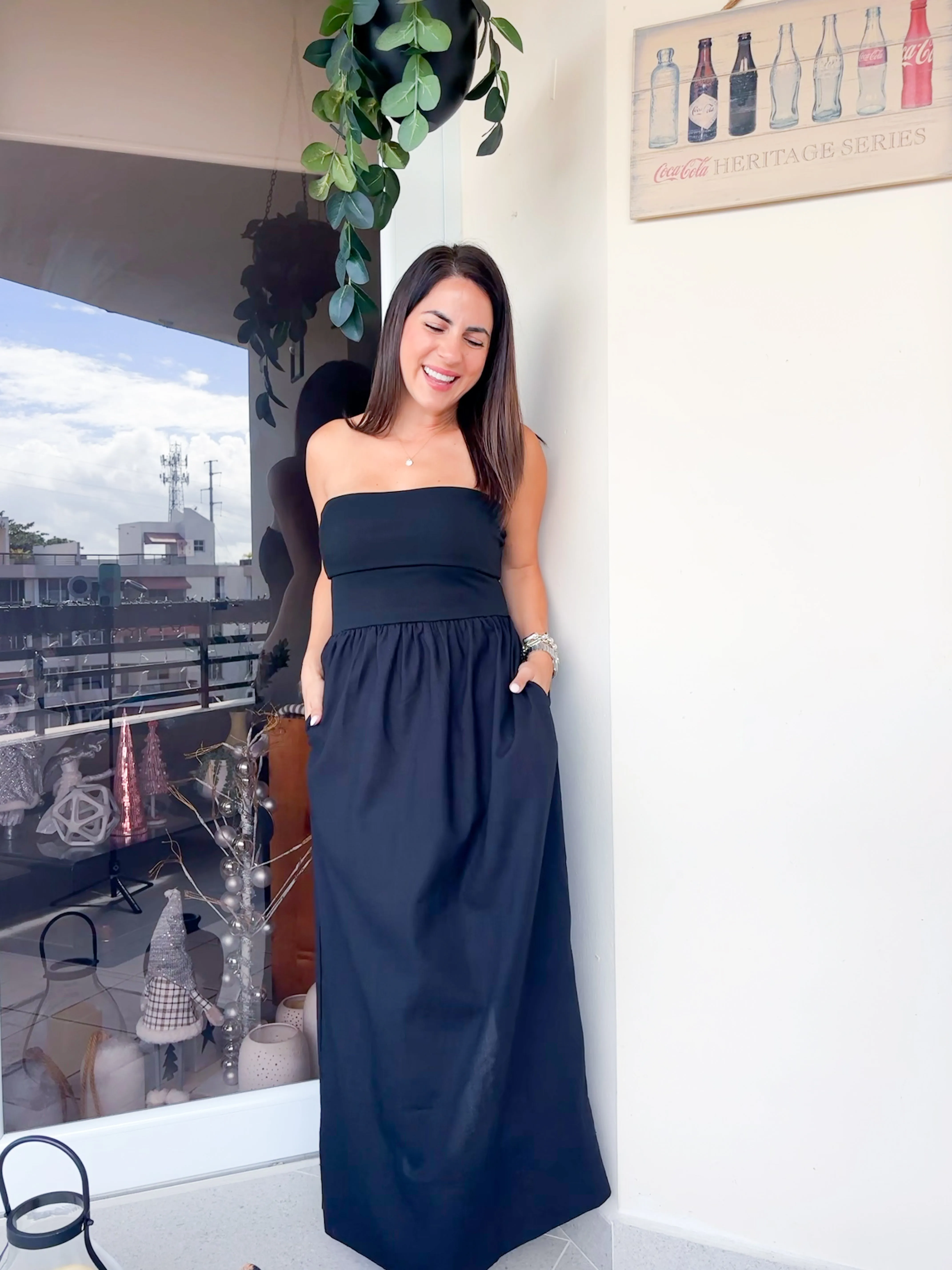 Bacco Combo Maxi Dress