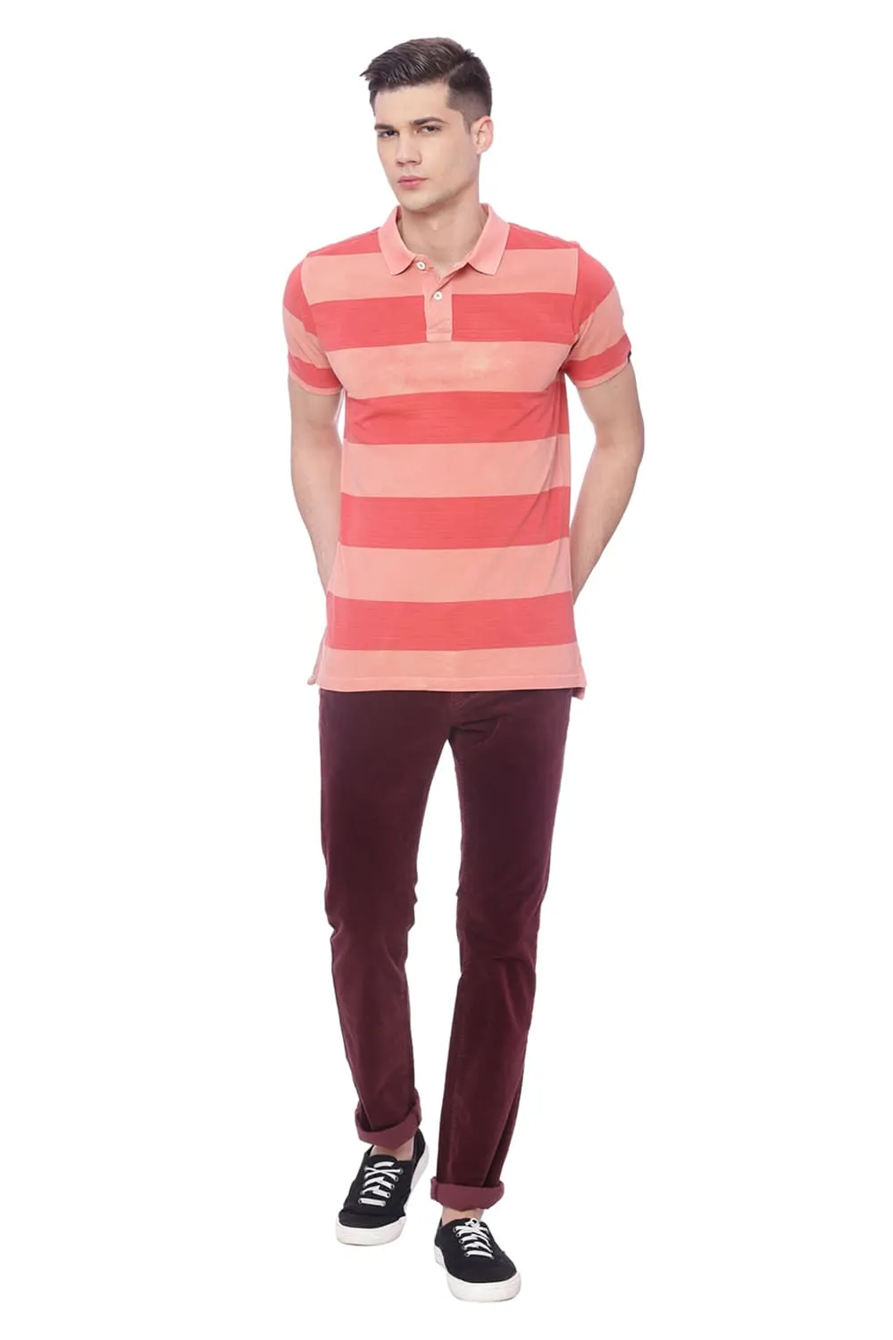 Basics Skinny Fit Corduroy Stretch Trouser