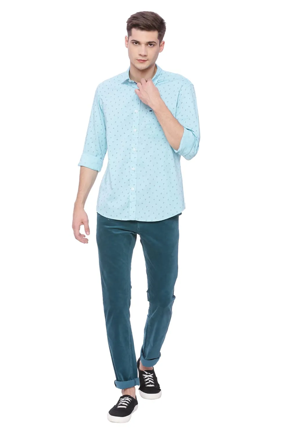 Basics Skinny Fit Corduroy Stretch Trouser