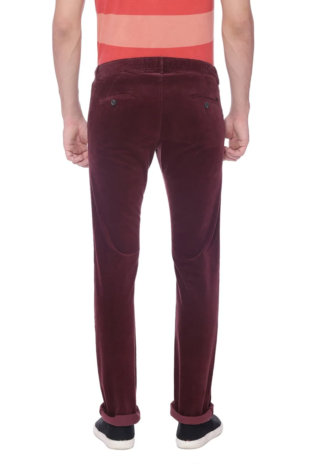 Basics Skinny Fit Corduroy Stretch Trouser