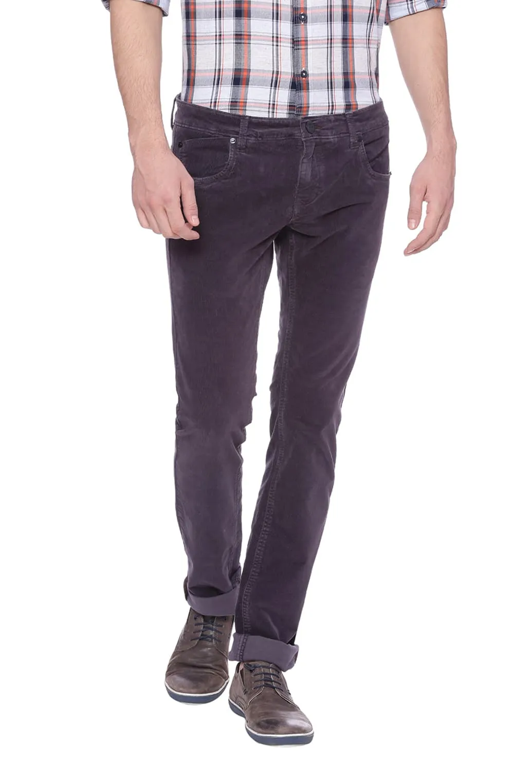 Basics Skinny Fit Corduroy Stretch Trouser
