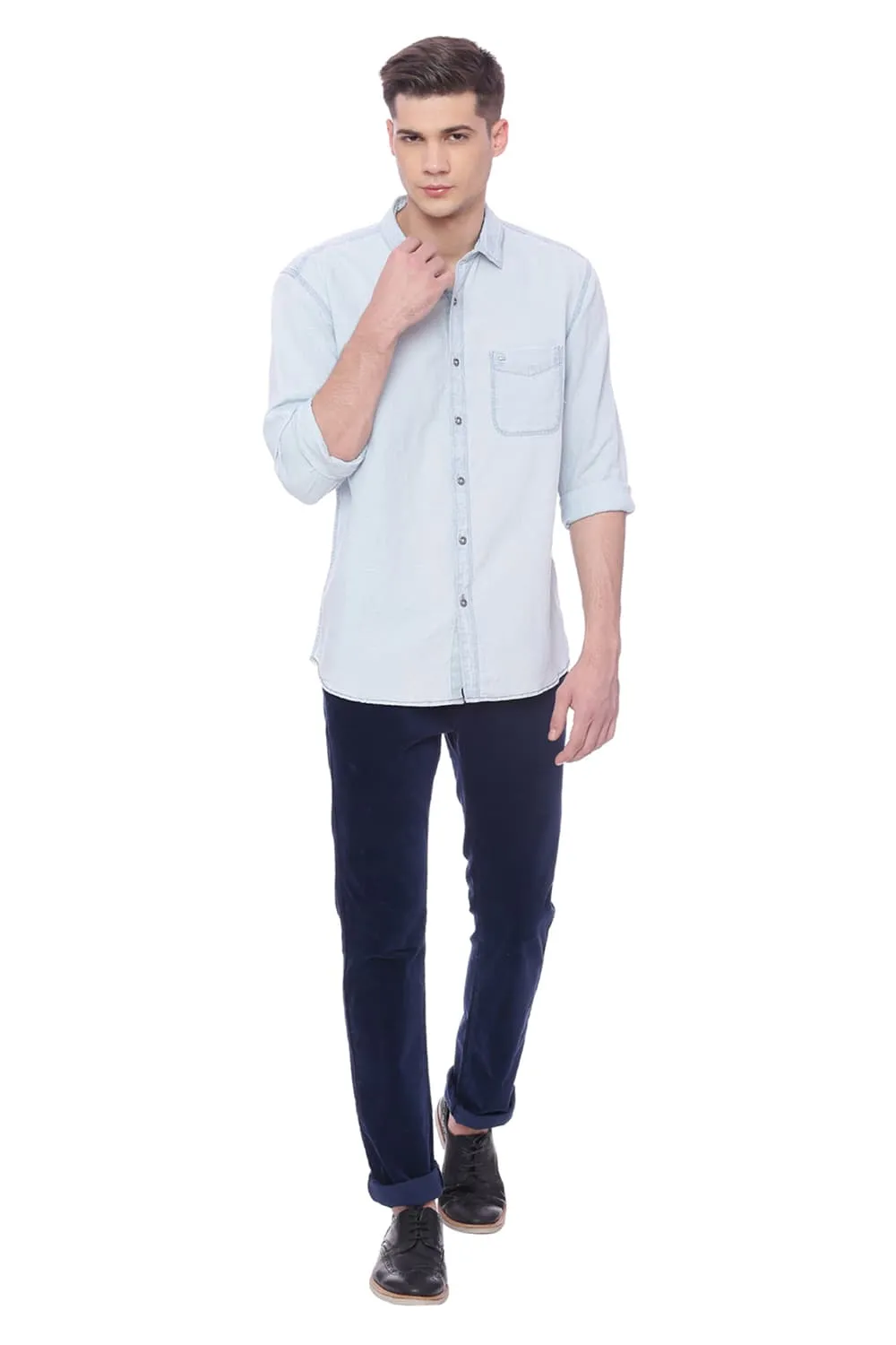 Basics Skinny Fit Corduroy Stretch Trouser
