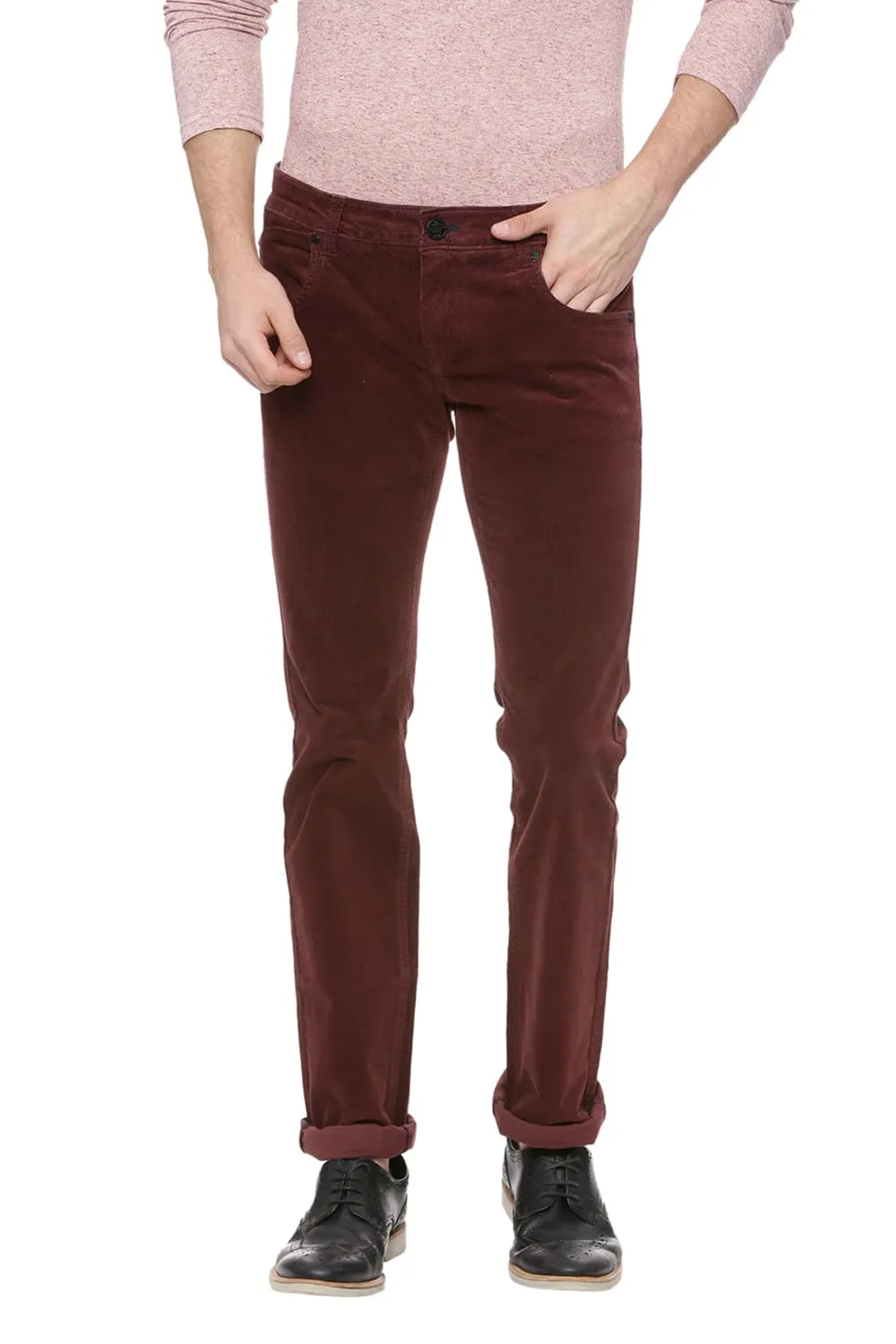 Basics Skinny Fit Corduroy Stretch Trouser