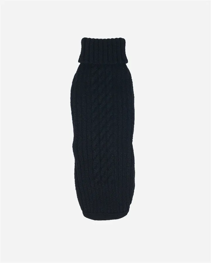 Black Knitted Sweater - Fashion Dog (art.303)