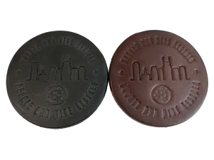 Bridle Leather Nashville Skyline Coaster BUY MORE and SAVE!