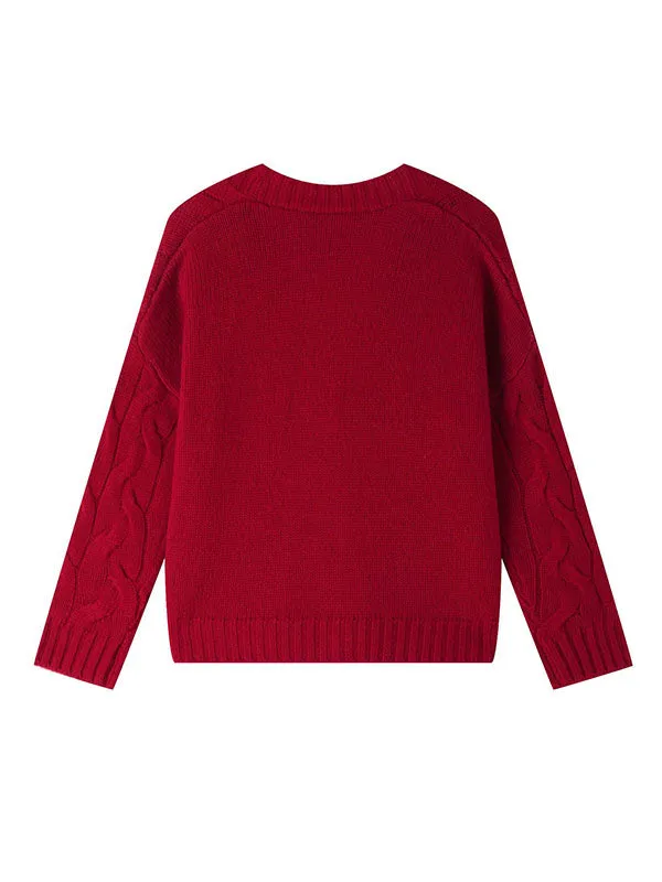 Call Me Cozy Cream Cable Knit Turtleneck Cardigans