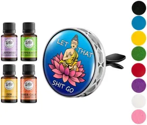 Car Vent Diffusers With Oils LOTUS LET IT GO