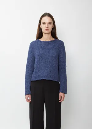 Caro Rollneck Cashmere Sweater — Denim