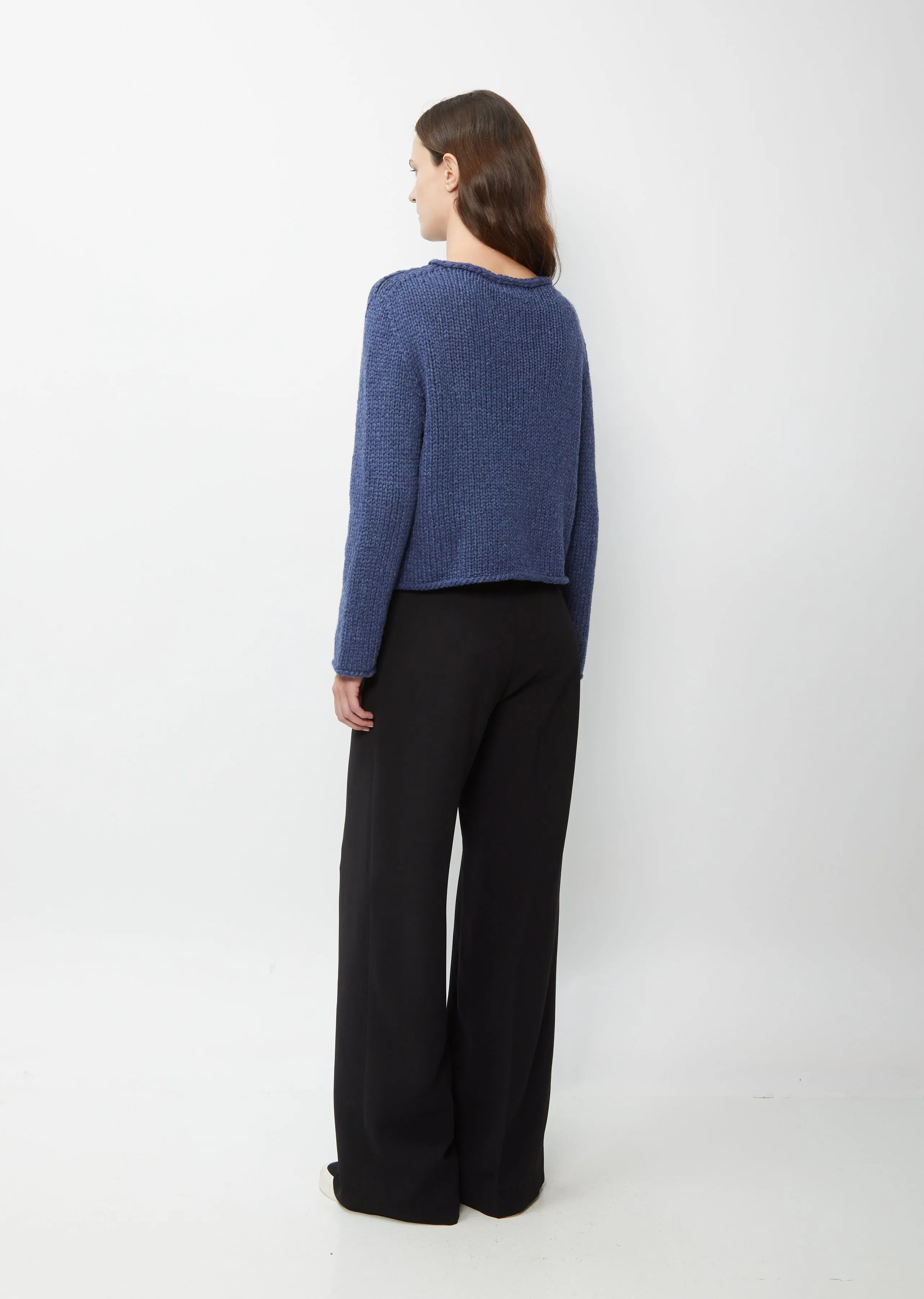 Caro Rollneck Cashmere Sweater — Denim