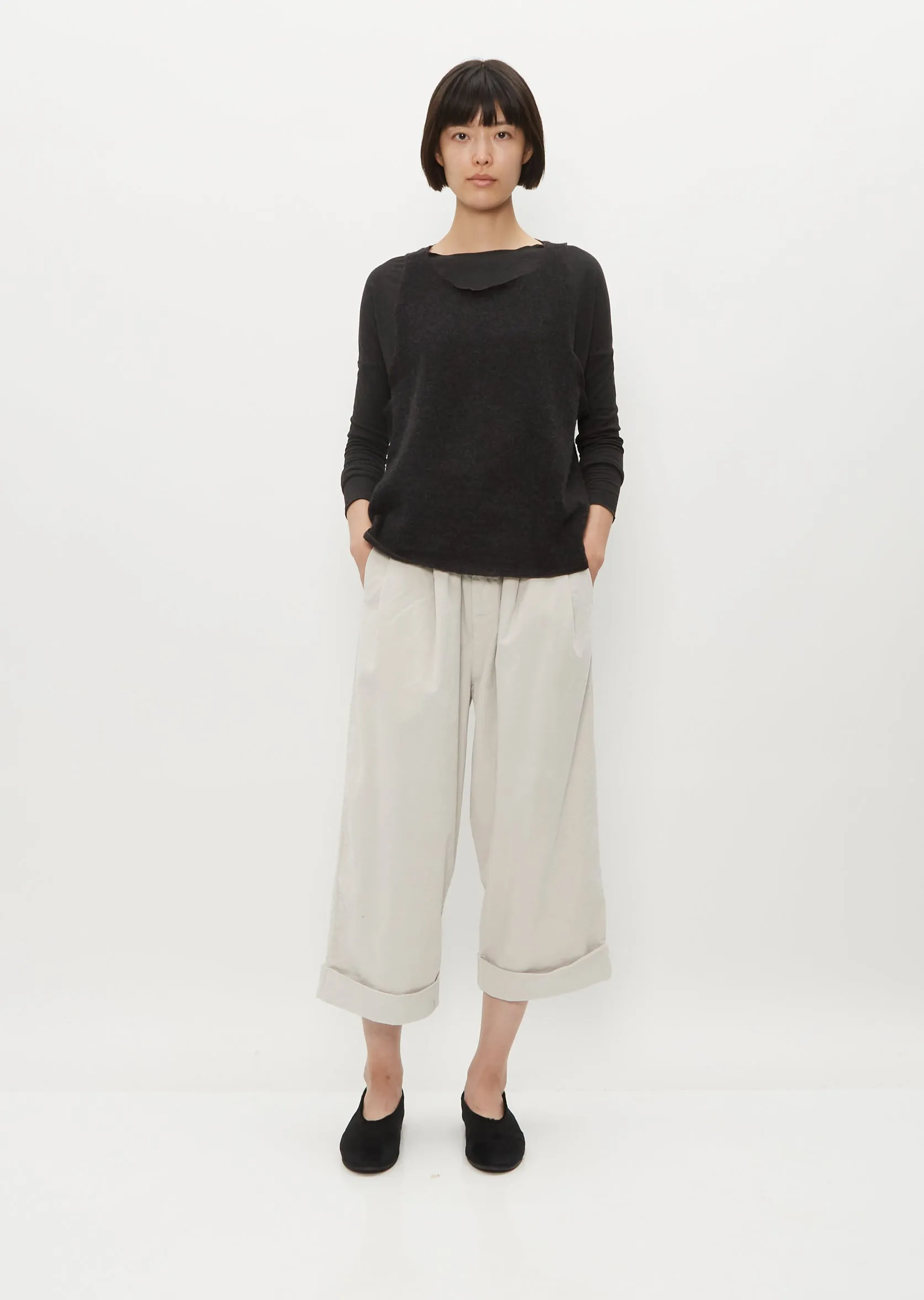 Cashmere Vest — Slate