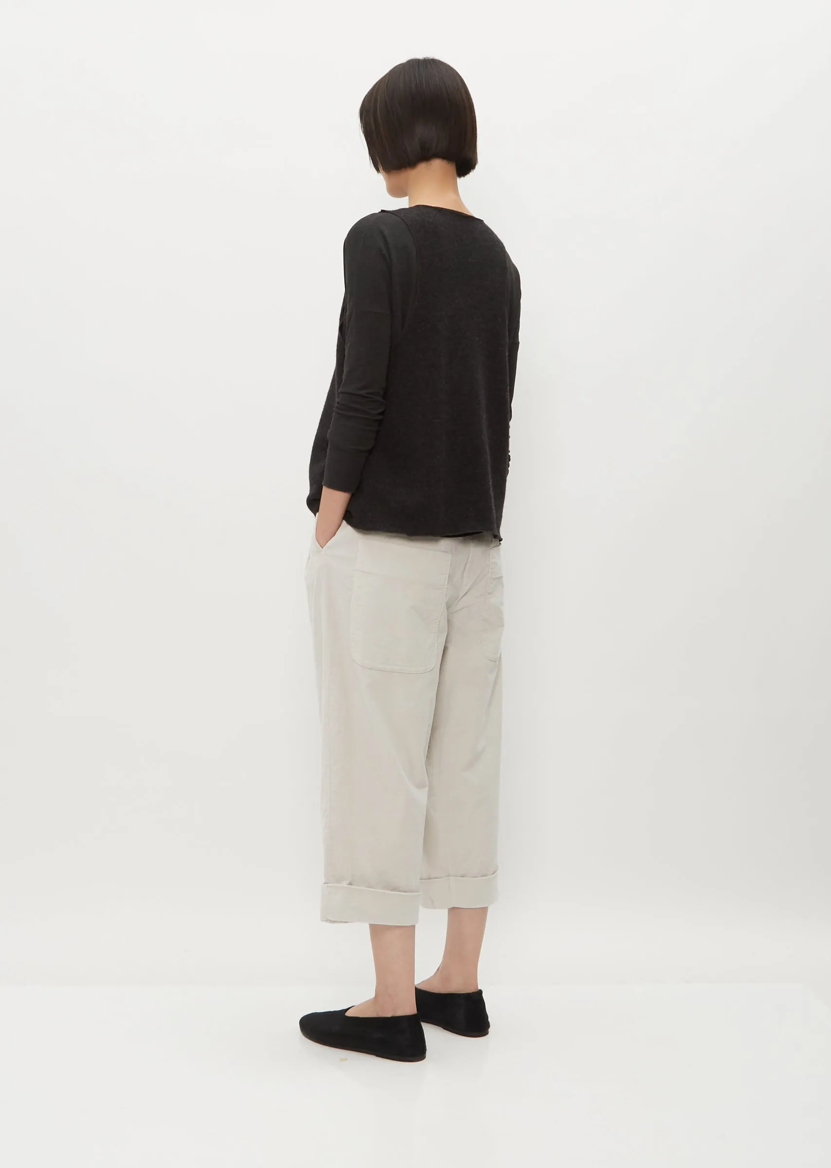 Cashmere Vest — Slate