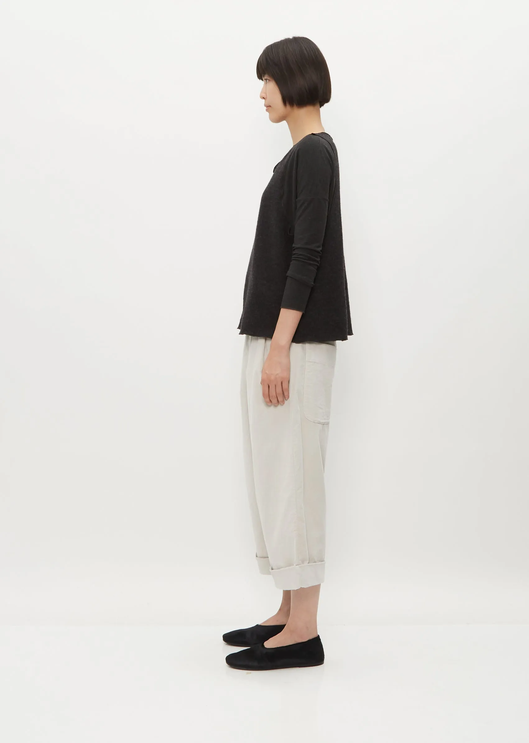 Cashmere Vest — Slate