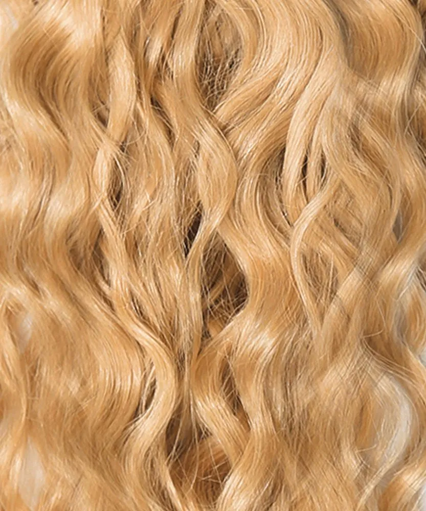 Curly Colored Hair Machine Weft