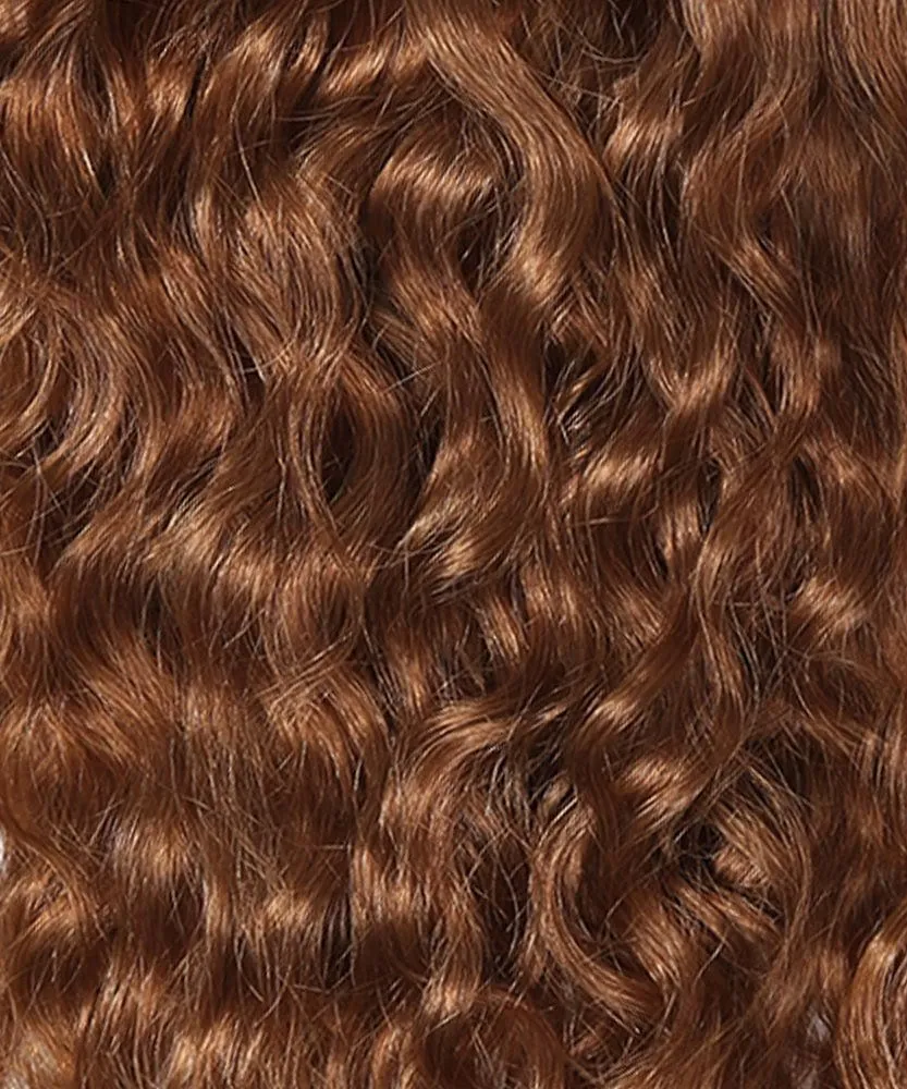 Curly Colored Hair Machine Weft