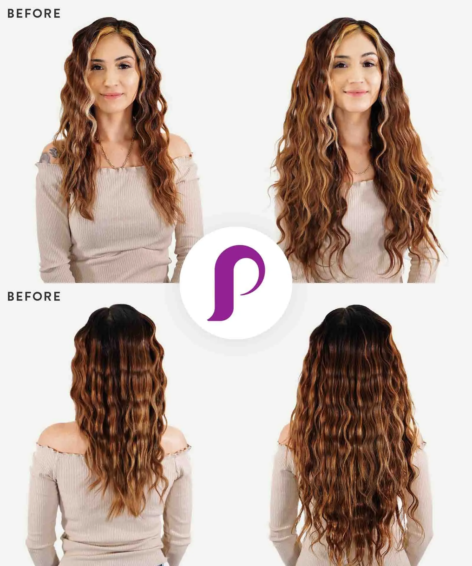 Curly Tape-In Hair Extensions
