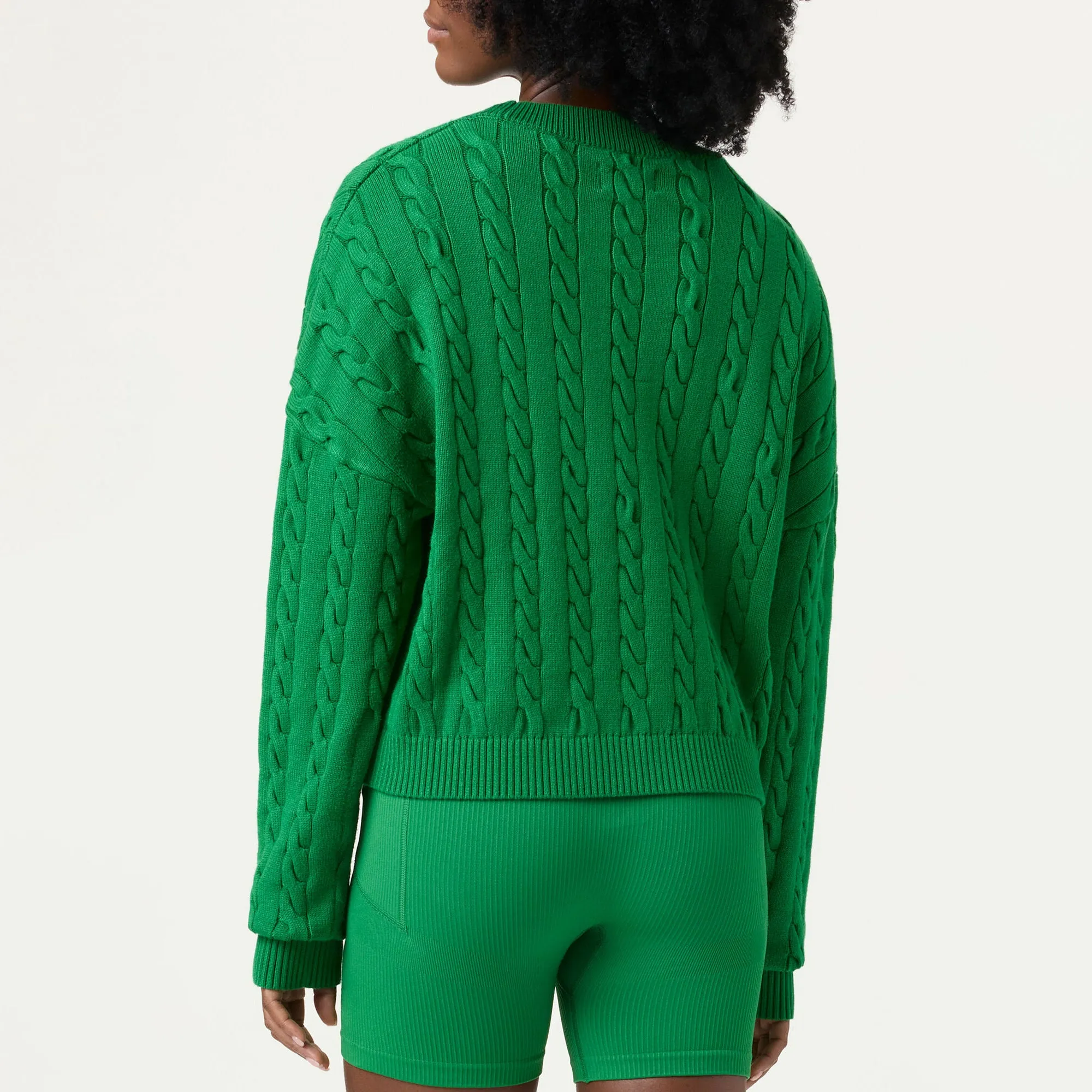 Fila Womens Baseline Chunk V-Neck Sweater