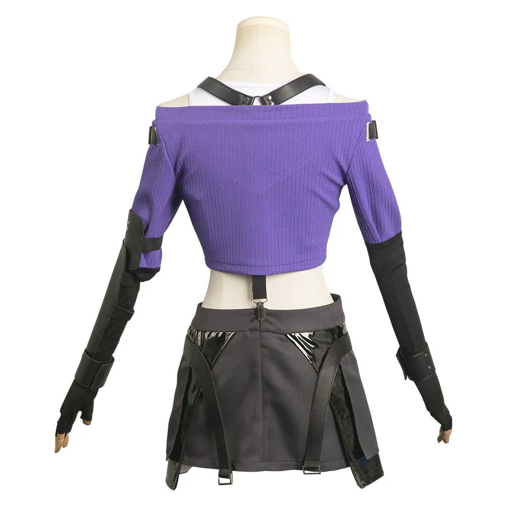 Final Fantasy XVI Tifa Lockhart Cosplay Costume Outfits Halloween Carnival Suit