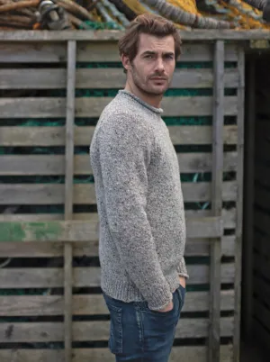 Fisherman ~ Donegal Mens Saddle Neck Jumper