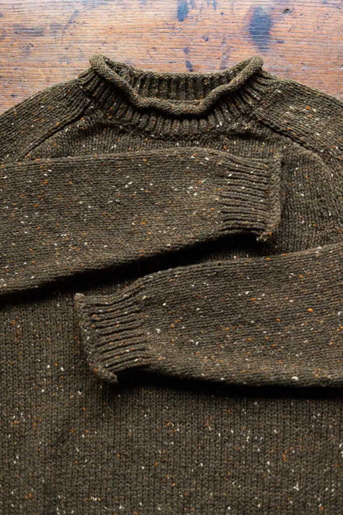 Fisherman ~ Donegal Mens Saddle Neck Jumper