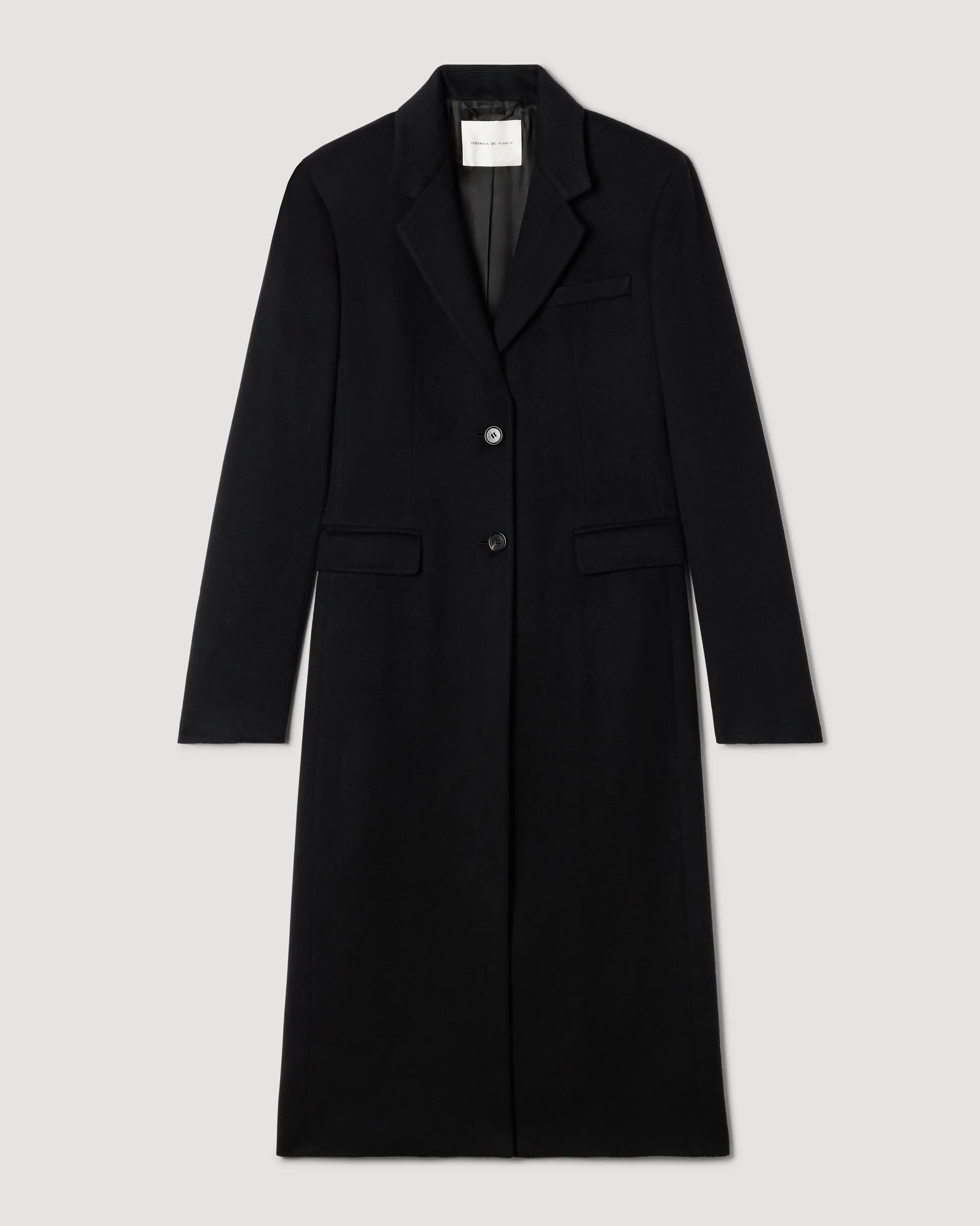 Freya Coat in Cashmere, Black