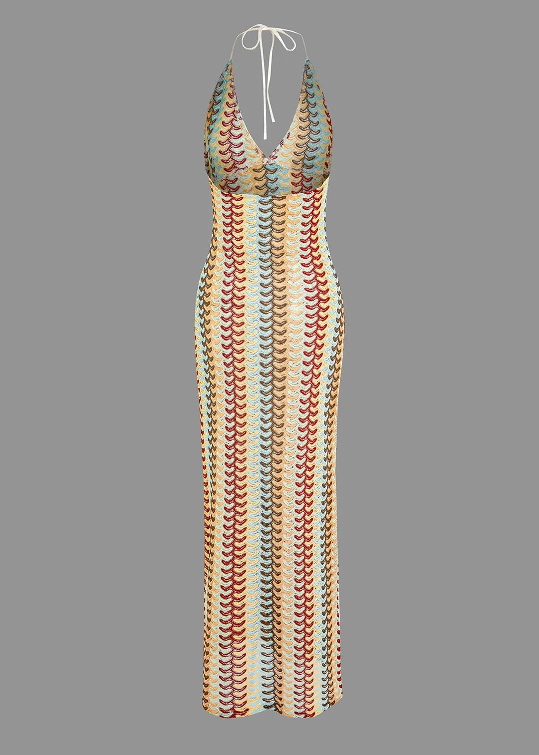 Halina Knitted Halter Dress