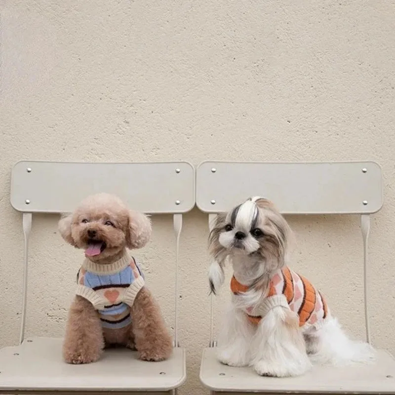 Heart Love Dog Sweater