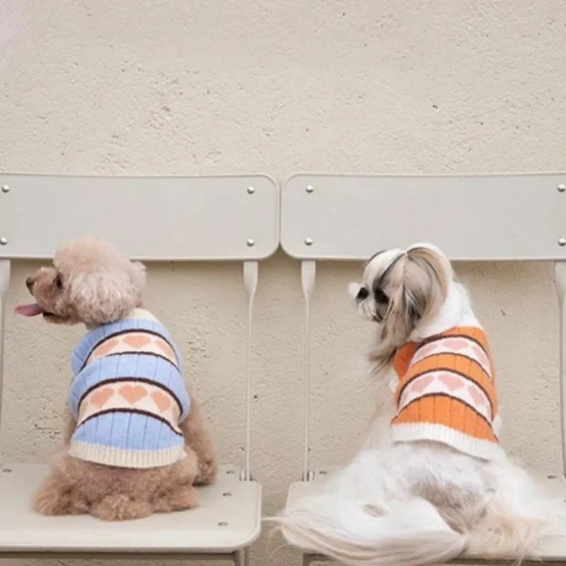 Heart Love Dog Sweater