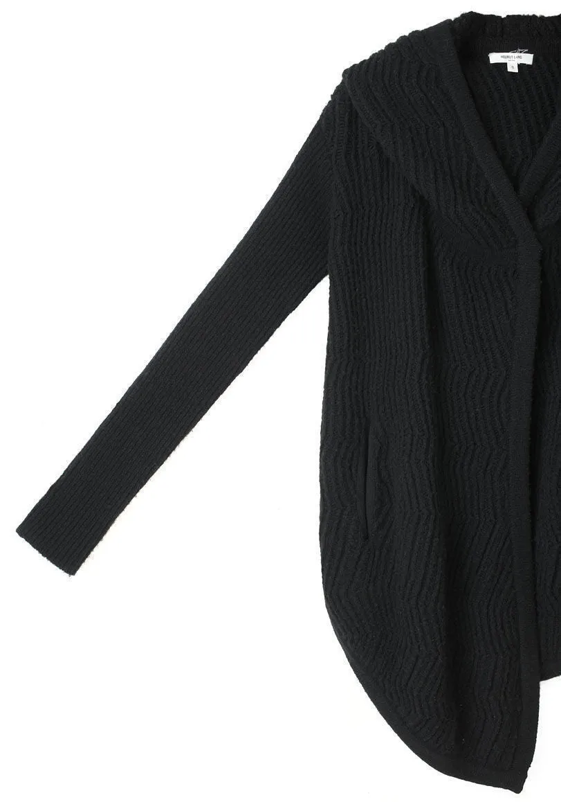 Hooded Rib Cardigan