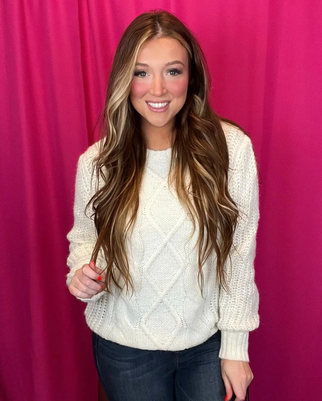 Ivory Shelby Sweater