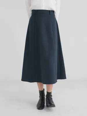 Katrina A-line Flared Midi Skirt