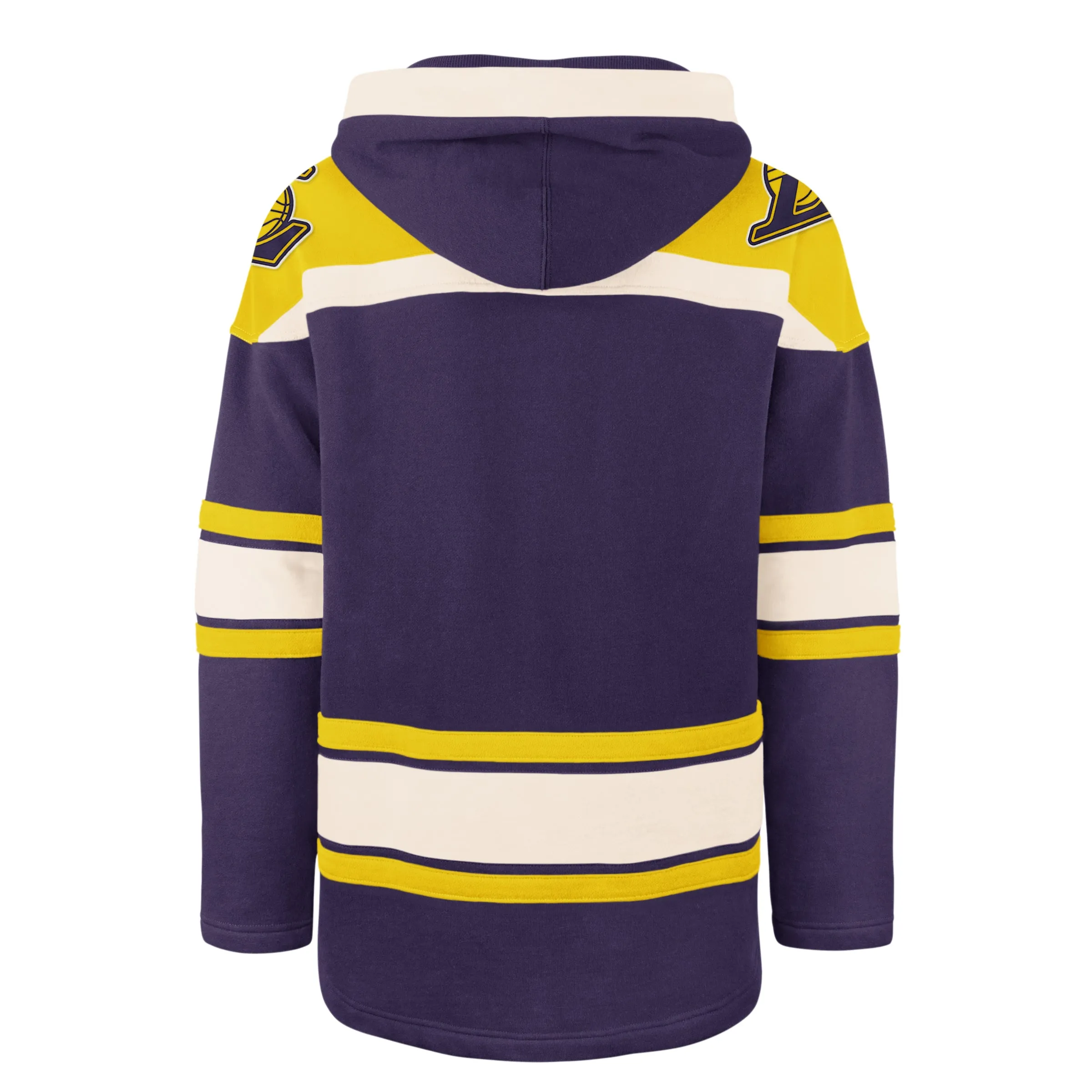Los Angeles Lakers NBA 47 Brand Men's Purple Heavyweight Lacer Hoodie