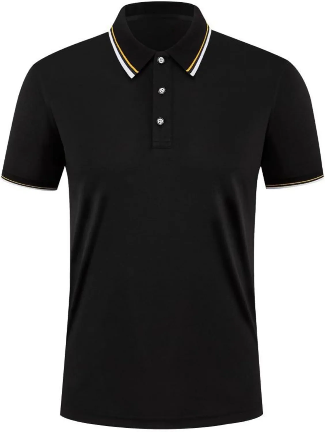 Mens Polo Shirts Contrast Collar Golf Tennis Short Sleeve Shirt Tops for Men Summer Collared Casual Shirt