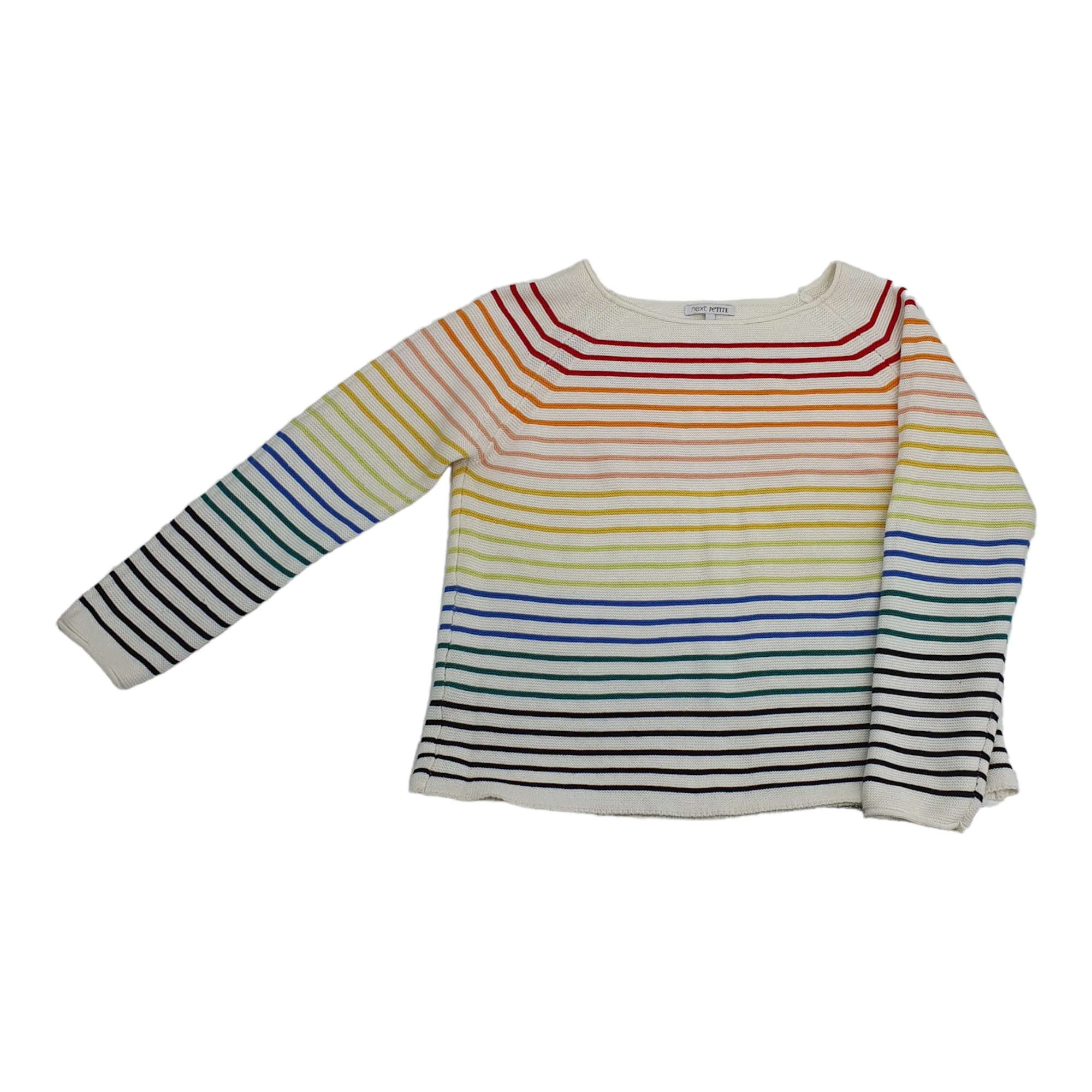 Multi colour stripe Bretin Knit Slash Neck Sweater - Next - Medium 44"
