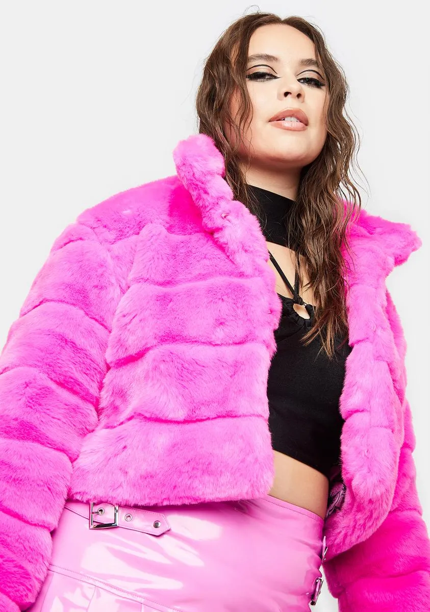 My Captive Audience Faux Fur Jacket