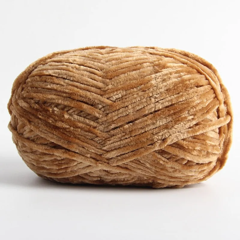 NEEMOY 100g Velvet Yarn Soft Protein Cashmere Yarn Silk Wool Baby Yarn Crochet Knitting Yarn Cotton Baby Wool DIY Sweater