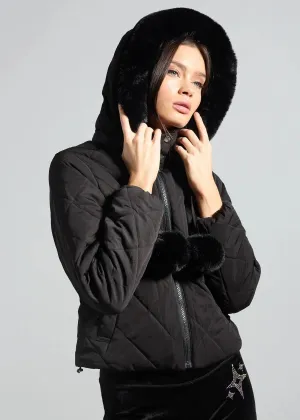 Noir Puffer Coat