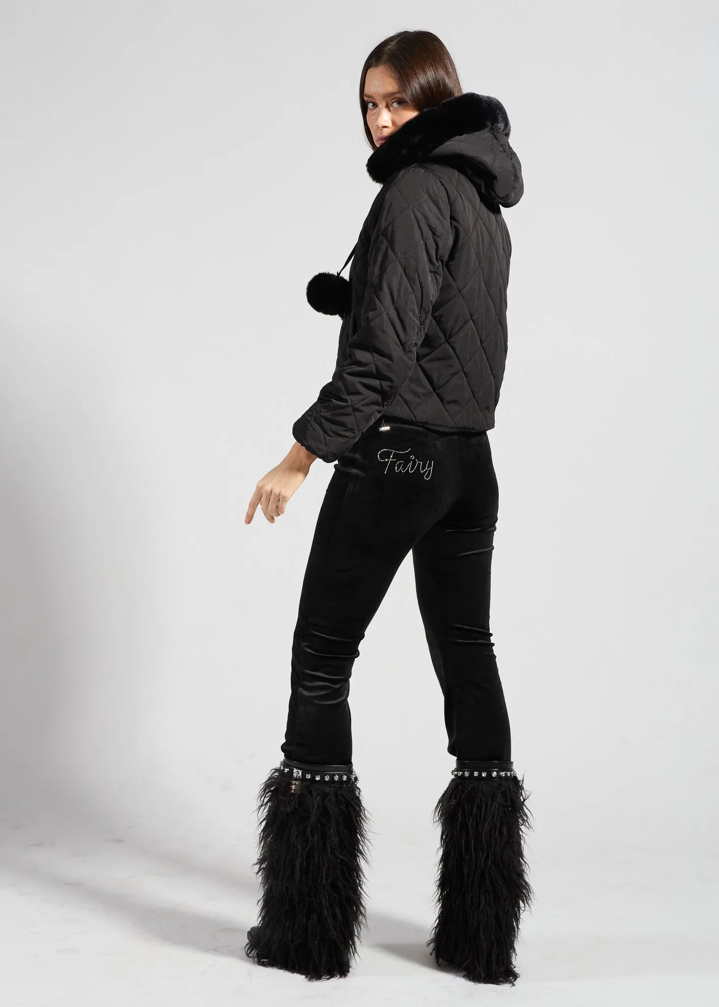 Noir Puffer Coat