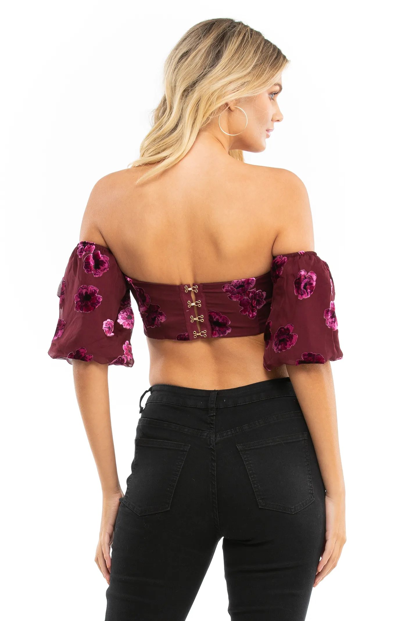 Sophie Velvet Floral Top