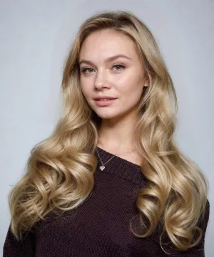 Straight Colored Hair Machine Weft