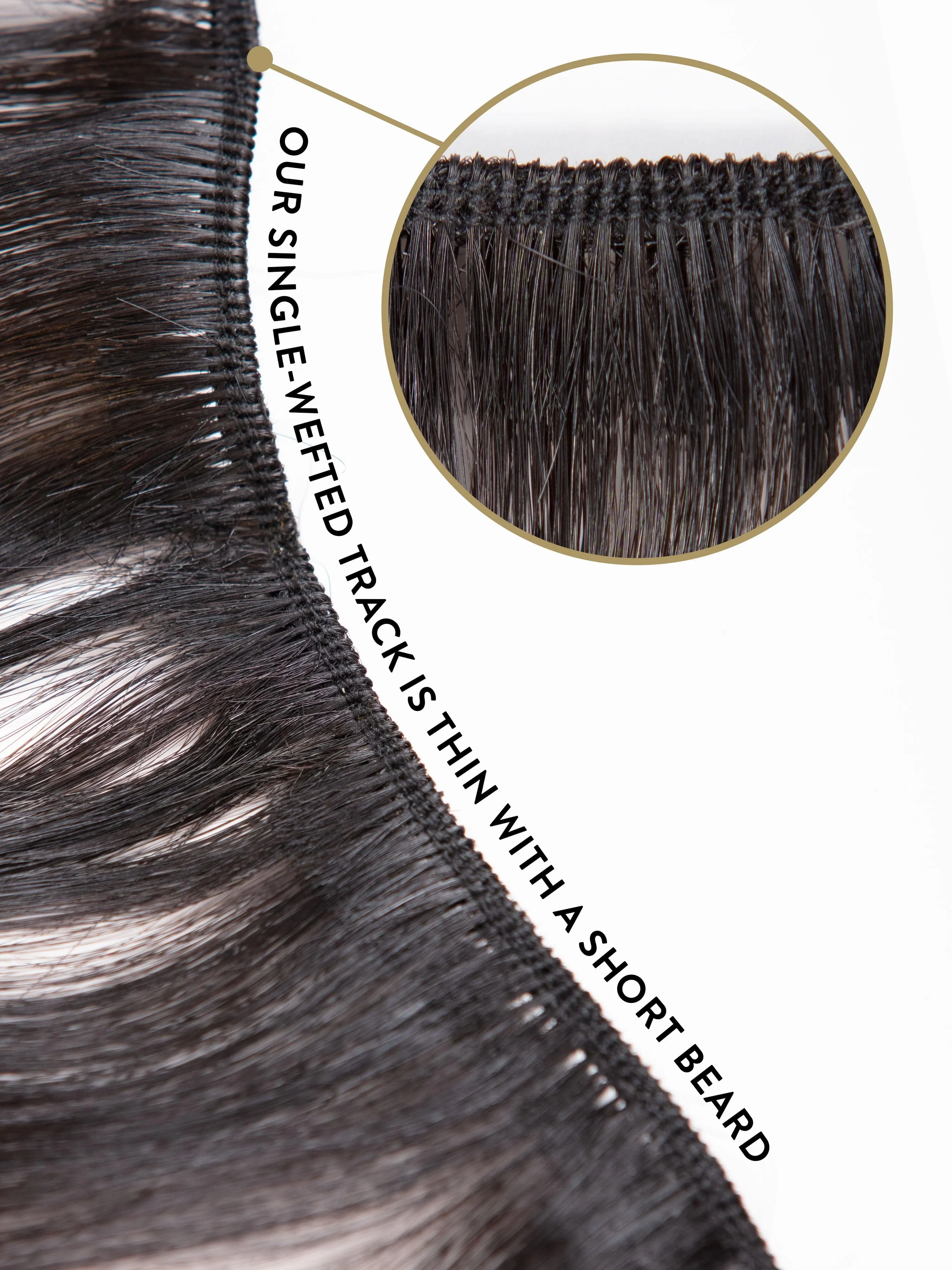 Straight Virgin Machine Weft