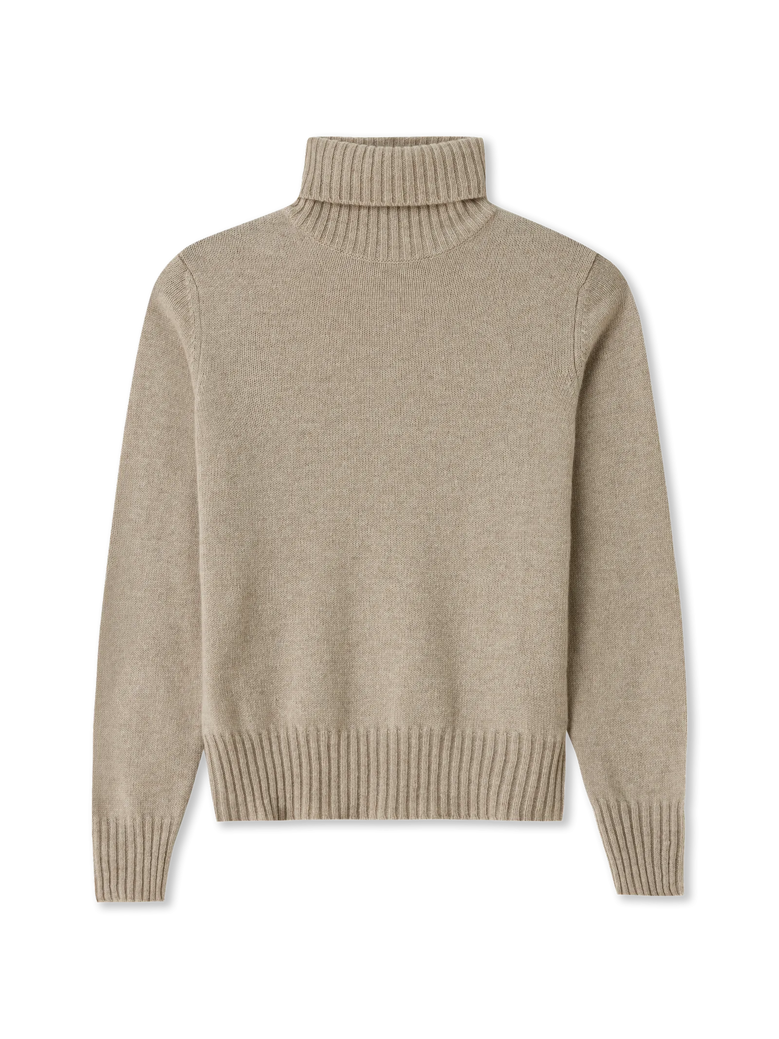 Turtle Neck Sweater | 100% Cashmere | beige