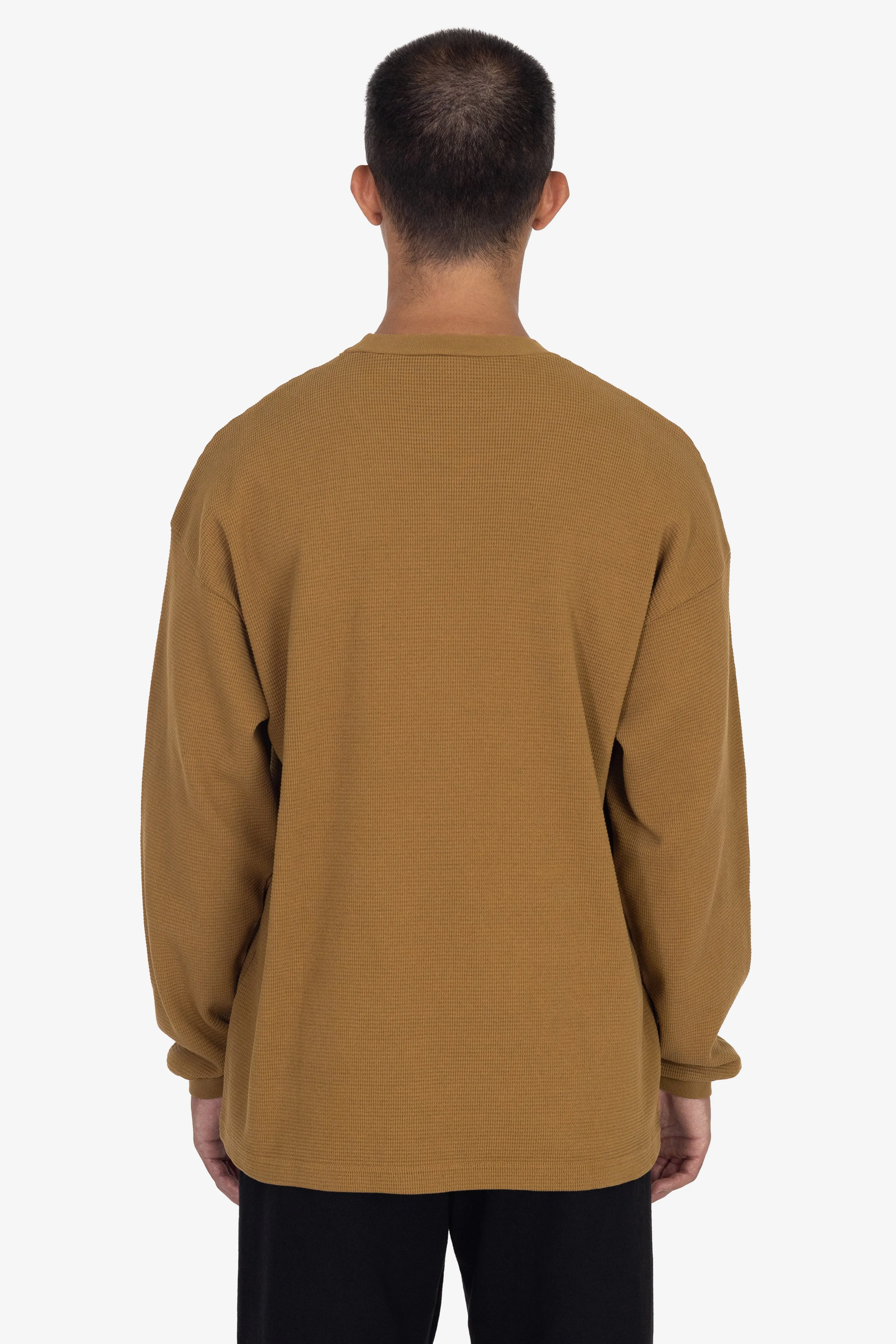 TX407GD Mix - Long Sleeve Heavy Thermal Crew Neck