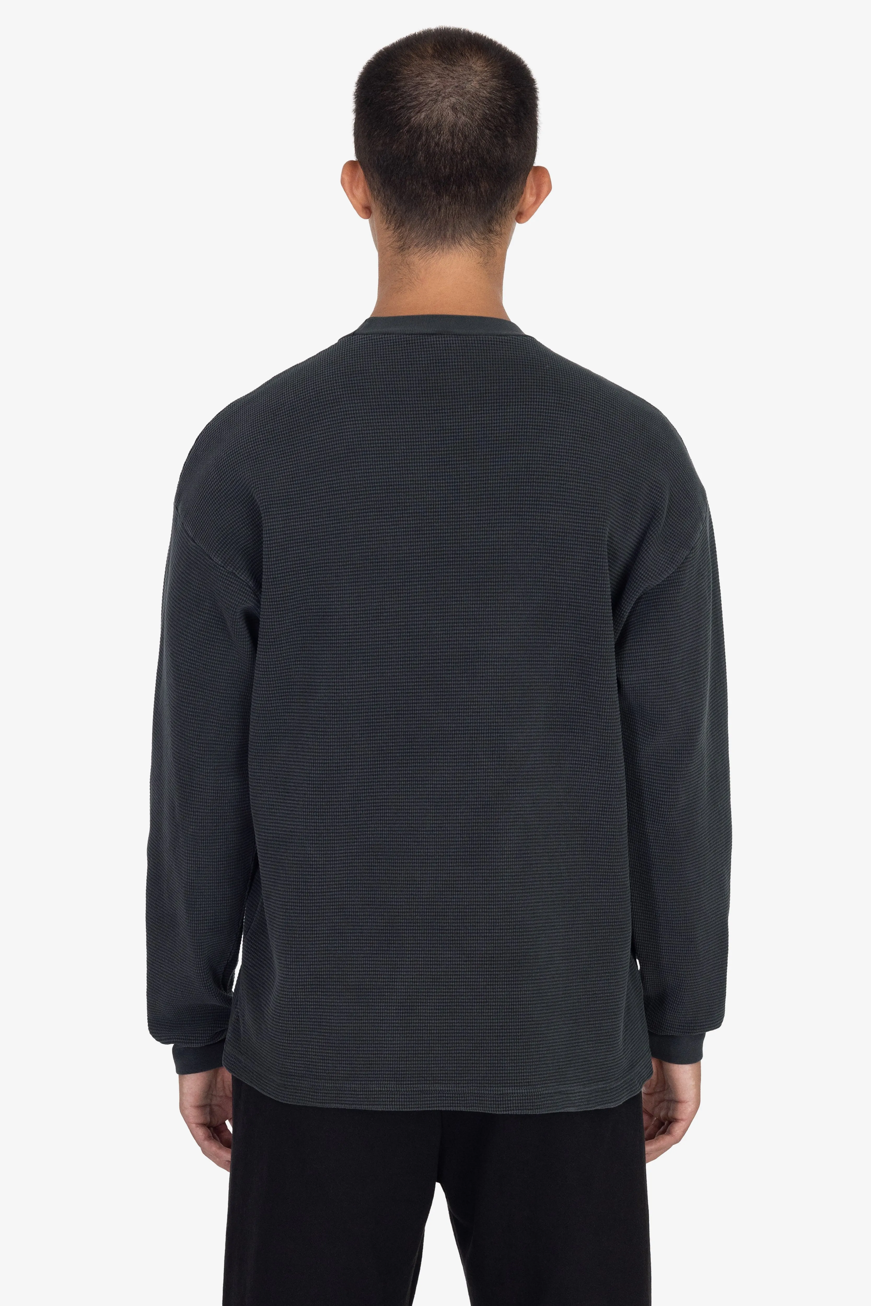 TX407GD Mix - Long Sleeve Heavy Thermal Crew Neck